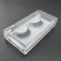 

2018 Hot-selling Custom Acrylic Empty Lashes Box Packaging Fod 3D Mink/Silk Eyelash Case