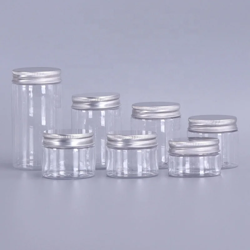 Small Clear Plastic Pet Cream Jar 30ml 40ml 50ml 60ml Cheap Food