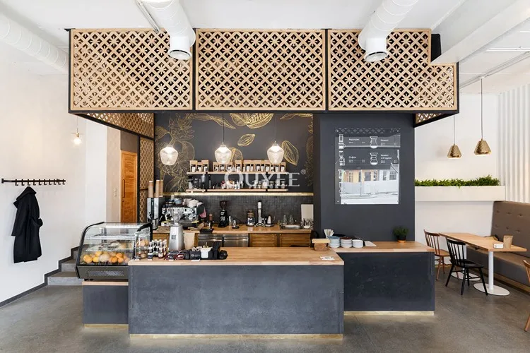 Simple 20ft Shipping Container Coffee Shop Drive Thru Coffee Shop