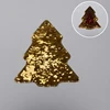 Costume Decorative Patches Merry Xmas Sequins Christmas Tree Cartoon Happy DIY Applique Iron on Patch Sew