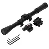 Black Airsoft Red Dot Laser Shot gun Rifle Scope With Bore Sight and Rail Mount