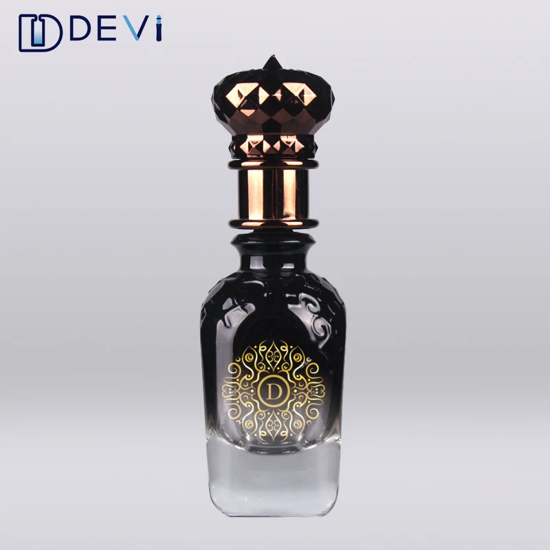 Source Devi Elegant Modern design 30ml 50ml Round Parfum Glass Bottle on  m.