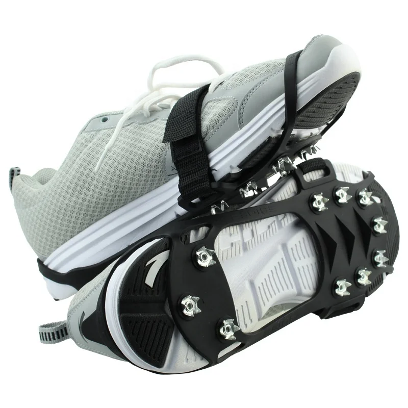 
Portable Walk Spikes Silicone Crampons for Walking, Jogging, Hiking, Mountaineering Ice Snow Grips 