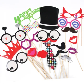 Creative Wedding Party Decorations Favors Paper Art Beard Supplies