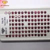 Factory Direct Sale Synthetic Corundum Round Shape 5# Ruby Stone
