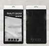 Hot Sale logo printed matte glossy zip lock Sock package bag