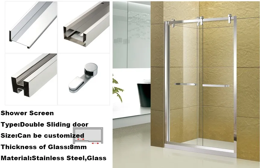 stainless shower enclosure
