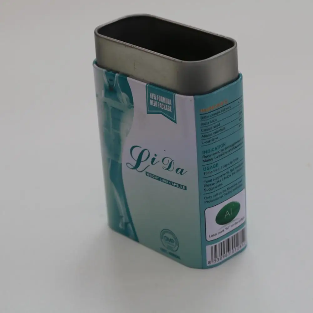 
Capsule Tin Box for losing weight packing, Ishou Tin Box 