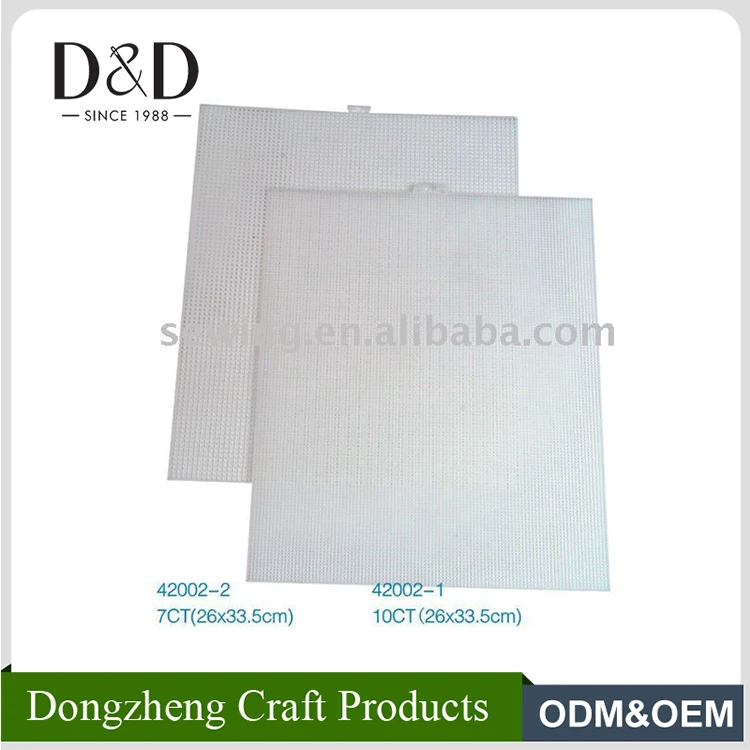
Chinese wholesale cross-stitch board traditional plastic aida handicraft cross stitch 