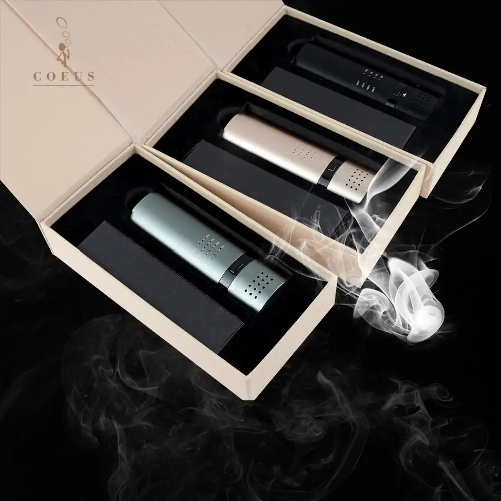 

2019 portable Ceramic Chamber vapor kit Custom logo best herb vape Vaporizer for Czech, Black;gun-metal;rose gold