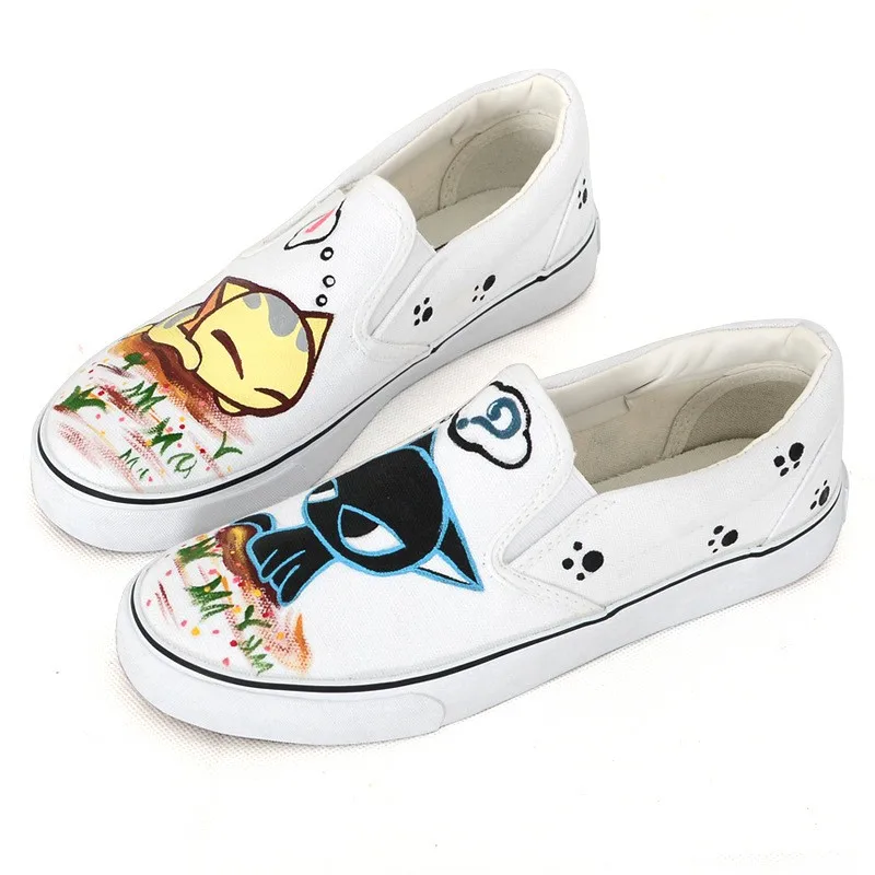Blank Canvas Upper Low Cut No Logo White Canvas Shoes - Buy White ...
