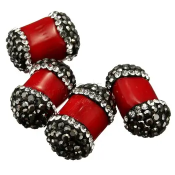 rhinestone pave beads