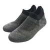 New sock knit vamp cotton fabric men light weight sport shoes upper with free stit