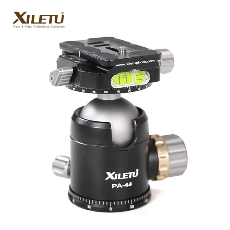 XILETU PA-44 High quality camera accessories Aluminum Digital Camera tripod Ball Head for video camera