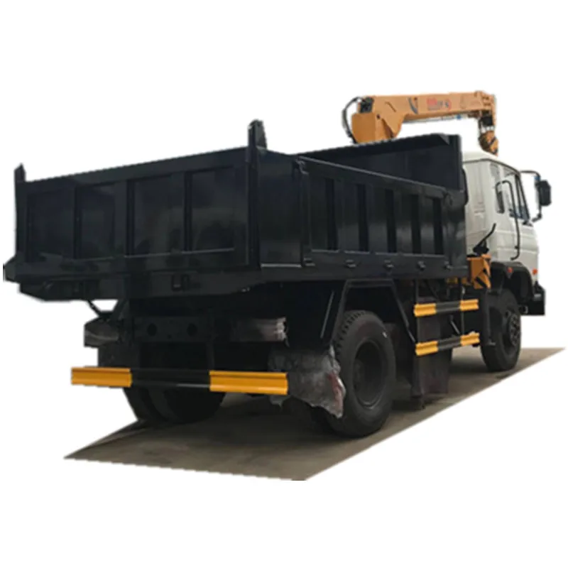 New Hydraulic Mobile 10tons Dump Truck With 5ton Threesection Straightarm Crane Buy 5ton