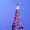 100 ft gsm antenna telecom guyed steel tower