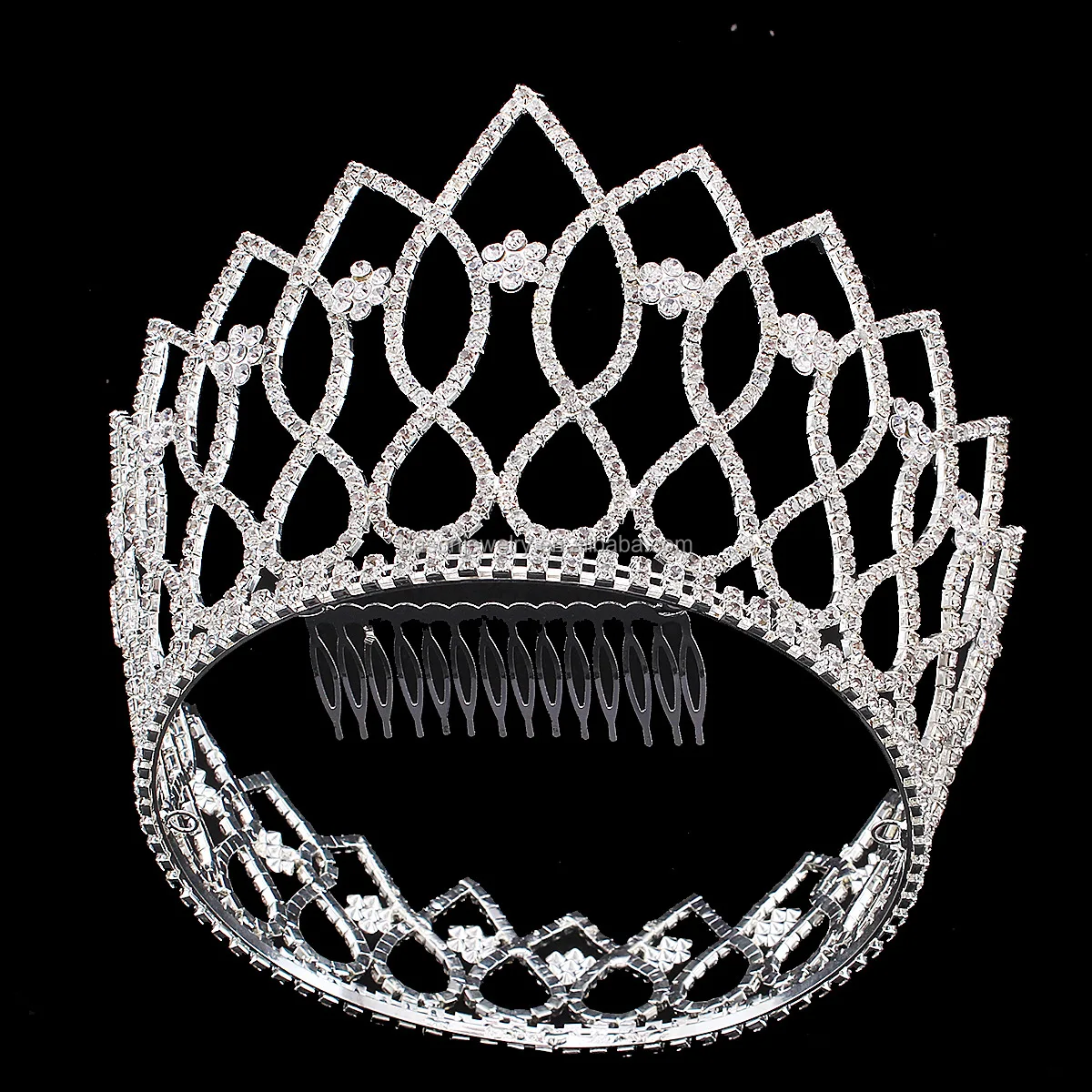 Factory Wholesale Diamond Tiaras And Crowns Silver Wedding Tiara ...