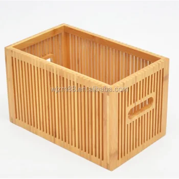 bamboo toy box