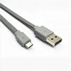 flexible grey flat micro 5pin usb cable