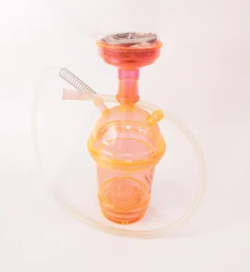 Image of new design portable Acrylic Electric plastic Hookah Cup With Flash Led