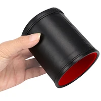 

International Fashion Design Bar Casino Leather Stacking Dice Cup