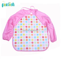 

Baby Printed Cartoon Waterproof PUL Long Sleeve EVA Bib