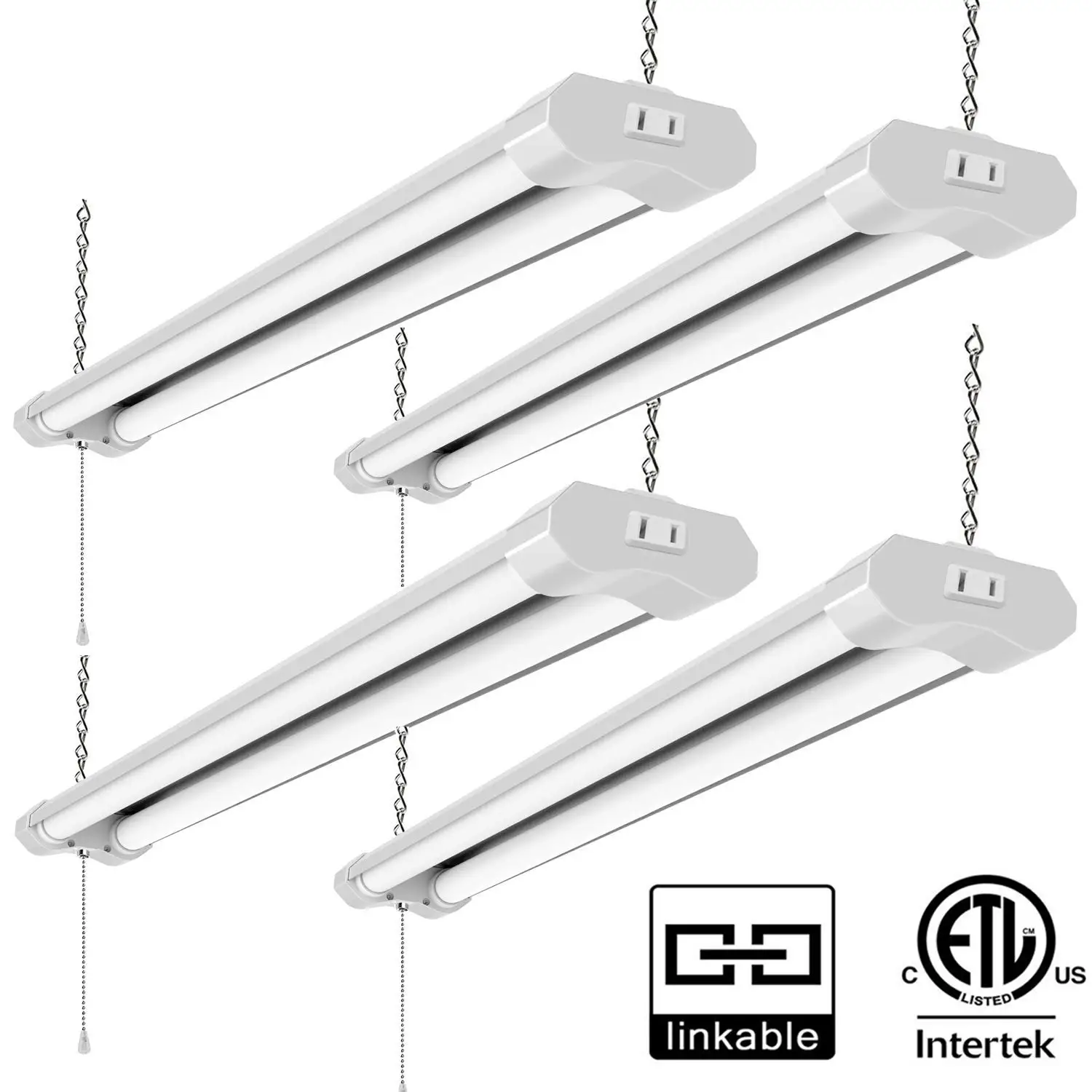 Buy MoniosL Linkable LED Shop Light 4FT, 48W 5000LM 5000K Daylight
