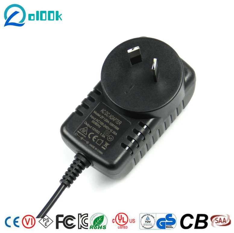 12v Ac Adapter Ktec 1a 1.2a 1.5a 2a 2.5a 3a 4a 5a Power Supply With Ul