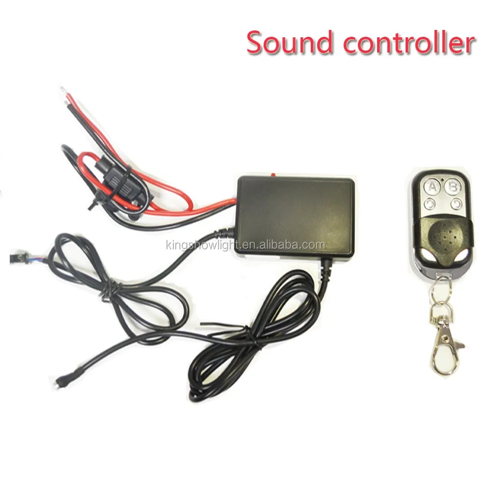 Universal RGB RF Remote Music Controller for Motorcycle Auto LED Lighting System