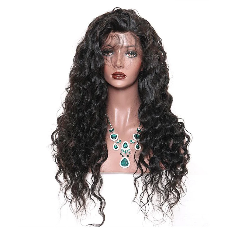 Slove Glueless Lace Front For Women Curly Color Human Hair Wigs Baby Hair, Virgin deep wave wig