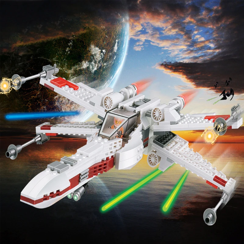 316pcs Star Wars X-Wing Fighter Building Block Sets Model Bricks Educational DIY Construction Bricks toys Lego Compatible