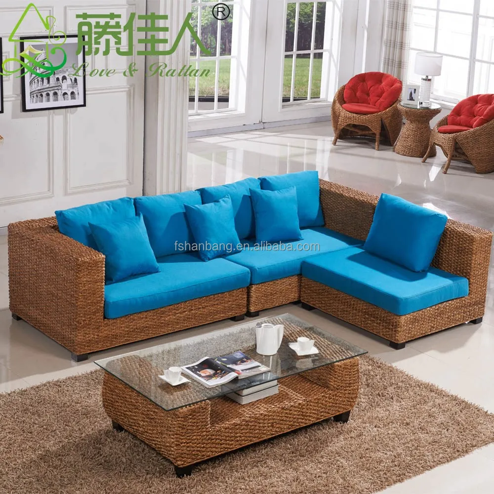 Mooi design met de hand geweven zeegras natuurlijke waterhyacint ...