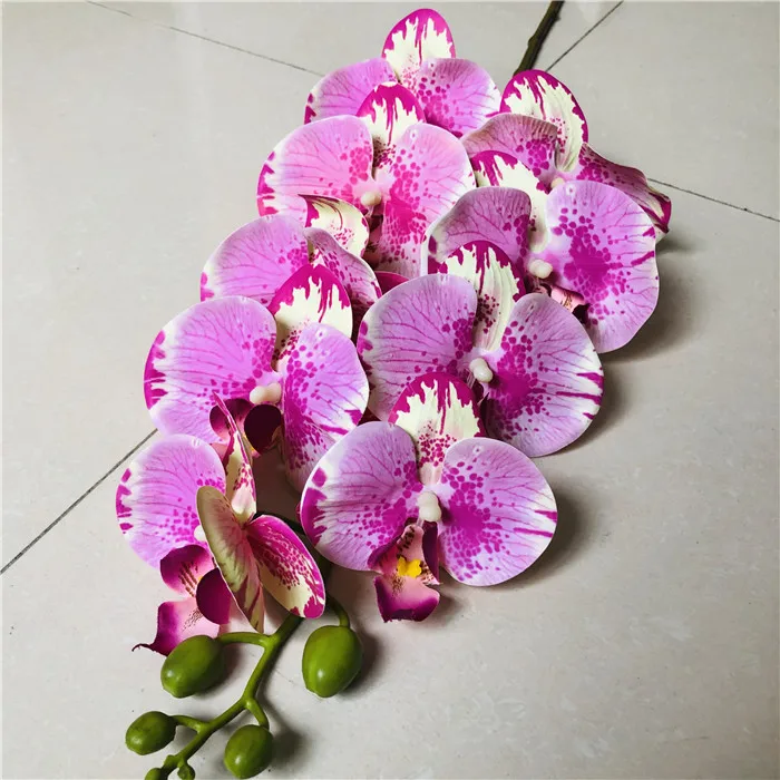 F1511 Wholesale Discount Wedding Decoration Artificial Orchid Stem