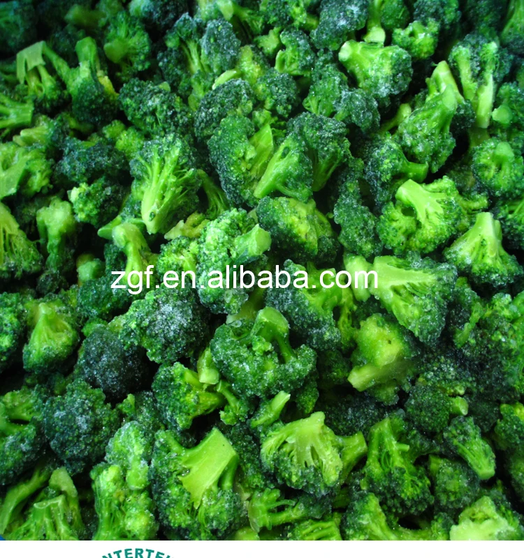 2017 IQF Grade A green frozen broccoli spears cheap price