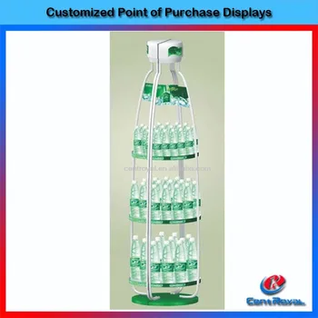 Modern Design Supermarket Metal Water Bottle Display Stands - Buy Water ...