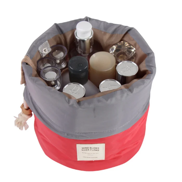 Bulk Durable satin personalized beautiful High quality leather promotional cheap price canvas polyester travel cosmetic bag