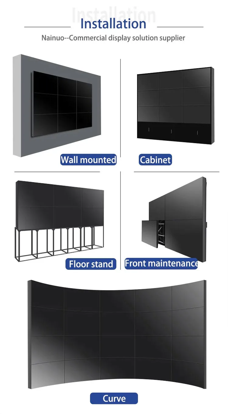 55inch Video Wall Processor TV LCD Monitor Wall Controller Multi Input Output Screen.jpg