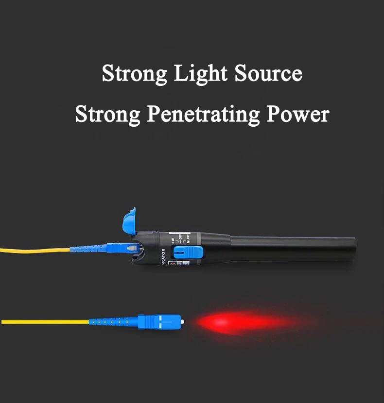 Fiber Optic Handle Optical Power Meter  and 5km 1mW Visual Fault Locator Fiber Optic Cable