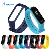 

Mi Band 4 3 Bracelet Strap For Miband 4 3 Strap Wristband Replacement Smart Band wrist strap For Xiaomi Mi Band 4 3 Silicone