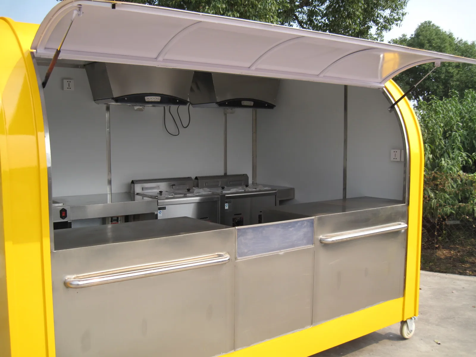 Mobile hamburgers carts street food kiosk design carts for sale