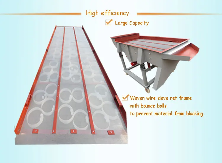 Silica sand vibrating washing drying screening machine