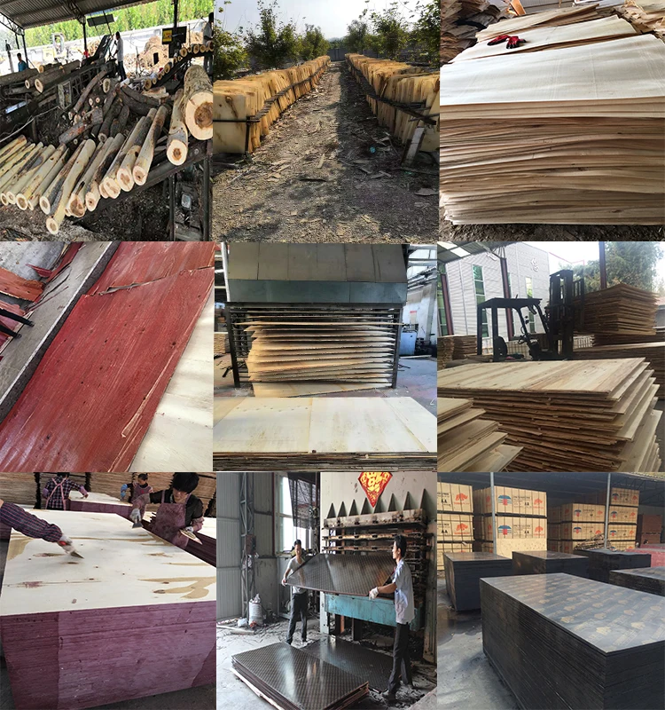 Construction 18mm Laminated Plywood/construction Concrete Form Plywood