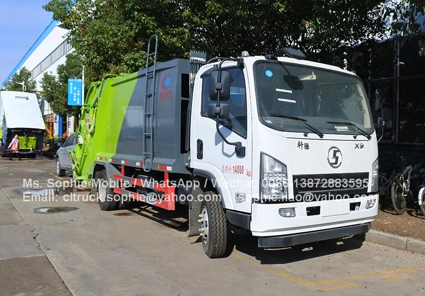 Shacman 8cbm Garbage Waste Refuse Compactor Truck Manufacturer Buy