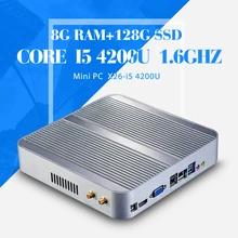 Hot I5 4200U Desktop Computer 8GB RAM 128GB SSD Thin Client Support Wireless Keyboard Mouse And Touch Screen