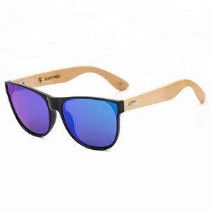 JHeyewear Wholesale OEM High Quality Mirror Male Mens Bamboo Sun Glasses Wooden Shades Sunglasses 2020