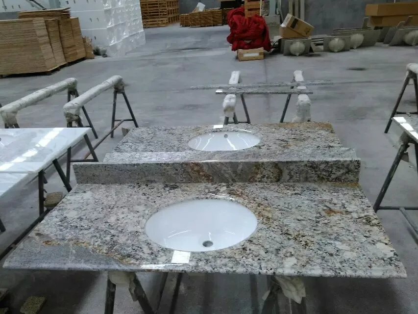 Grey Bathroom Vanity Top Custom Granite Countertops View