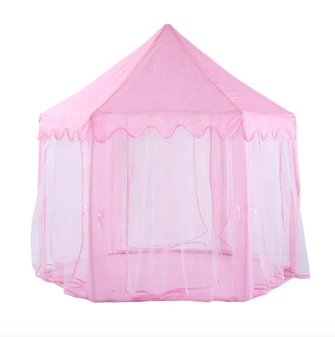 
Amazon Choice Castle Princess Hexagon Pagoda Tent/Kids Play Tent Pink Princess Castle Large Children Playhouse for Girls Indoor 