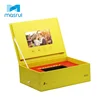 2018 Luxury Gift LCD Video Greeting Invitation Box 4.3 Inch Video Brochure Mp4 LCD Paper Box Video Jewelry Box