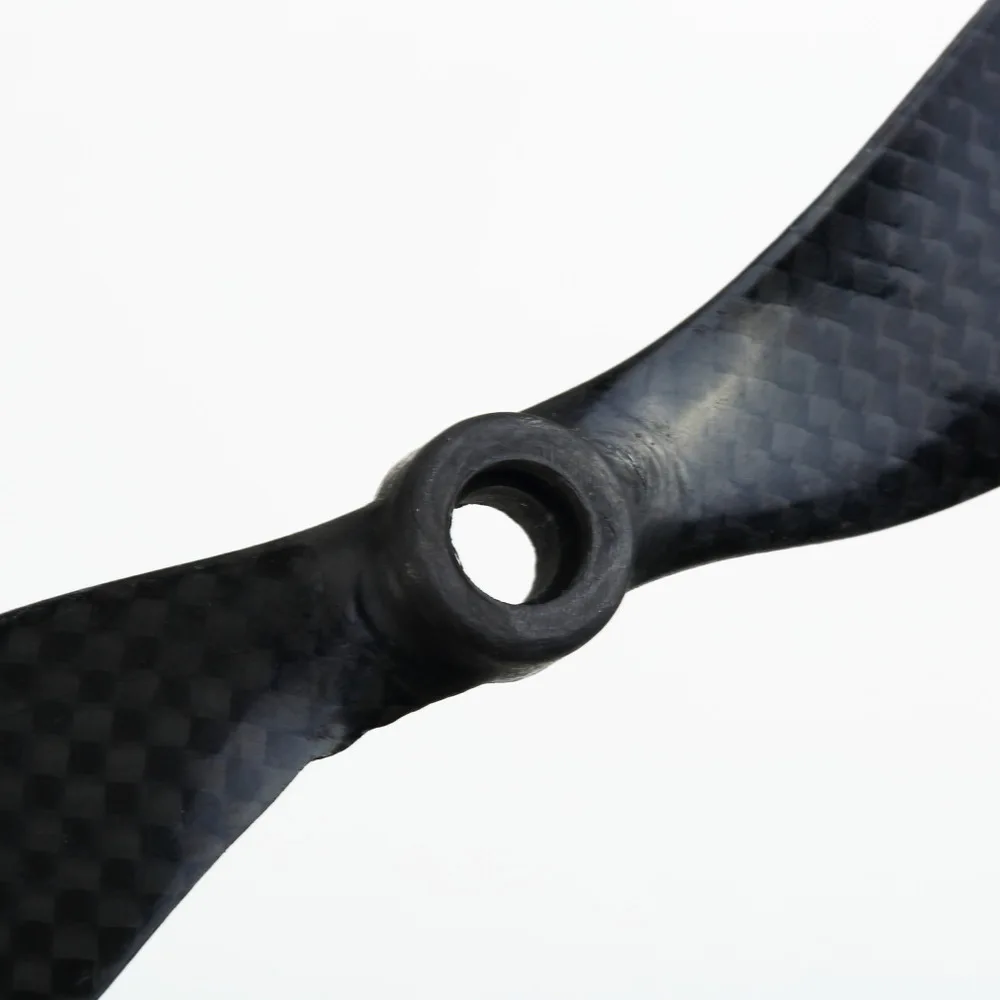 1 Pair 10x4.7 Carbon Fiber Helicopter Propeller Prop Cw Ccw Propeller 1047 Long Shaft Propeller