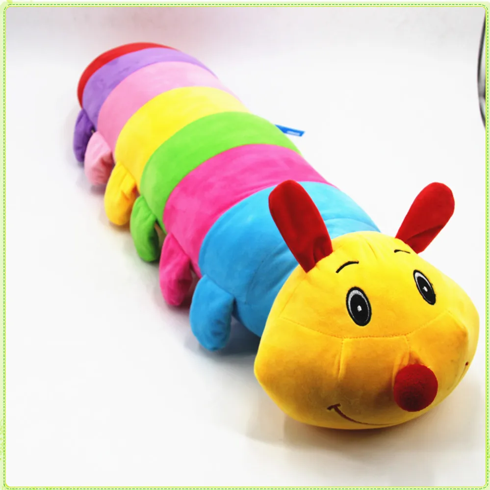 long caterpillar pillow